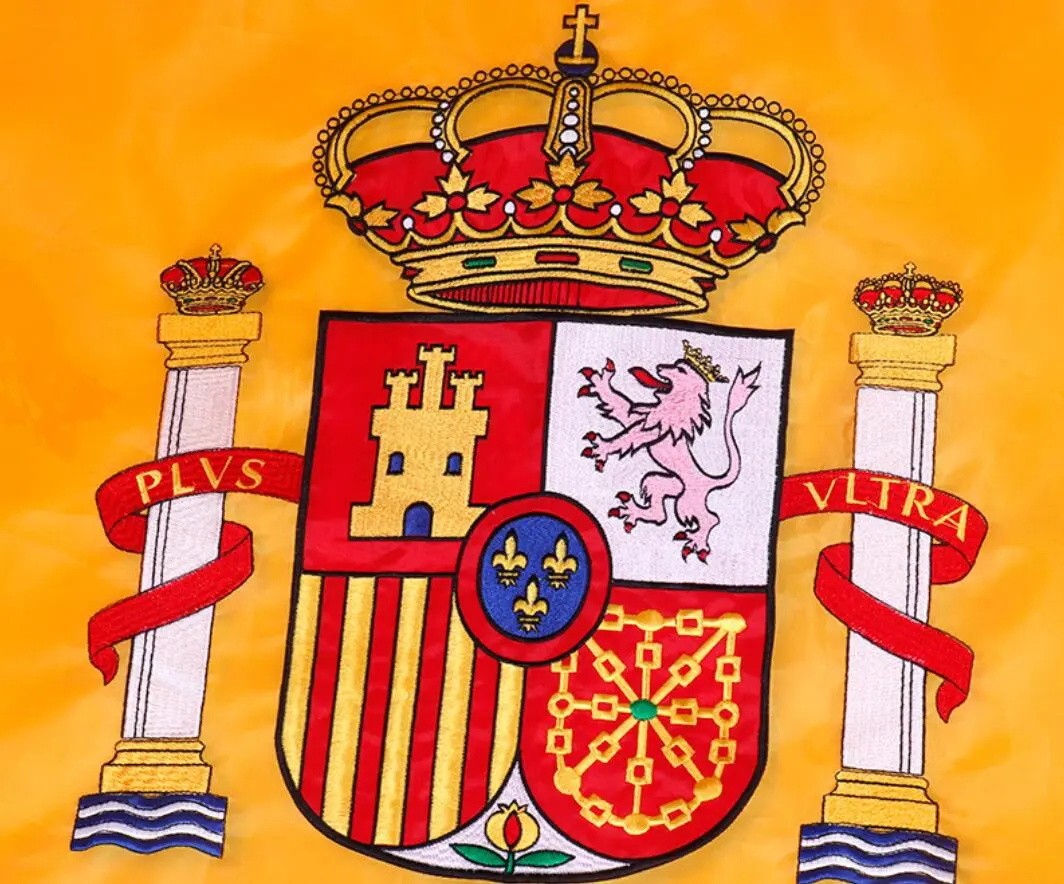 Ricamo Bandiera della Spagna 90*150 cm