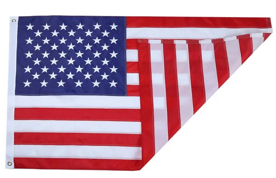 Ricamo bandiera USA 90*150 cm