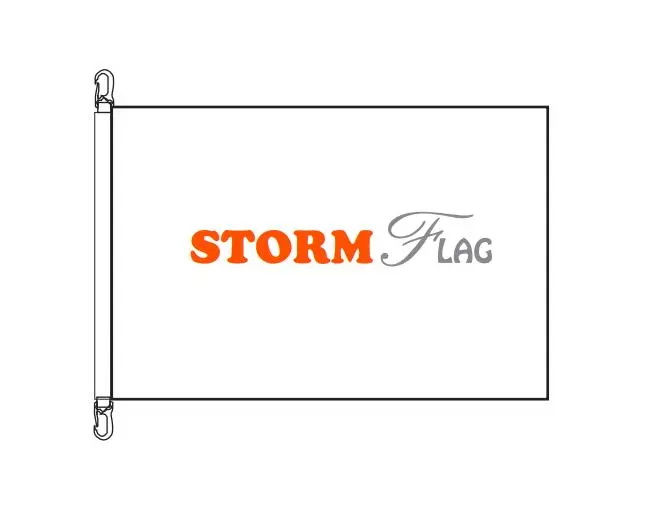 Bandiera digitale in poliestere con logo
